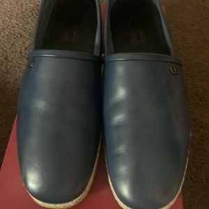 Men Salvatore Ferragamo Leather Espadrilles